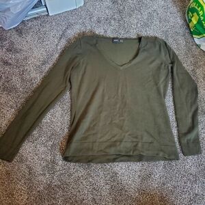 Last Chance! Forest green long sleeve shirt